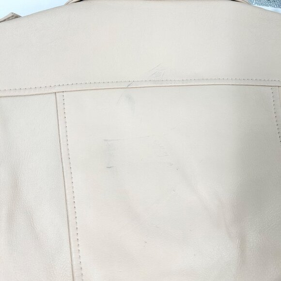 Maje Basalt Leather Moto Jacket - Picture 7 of 8